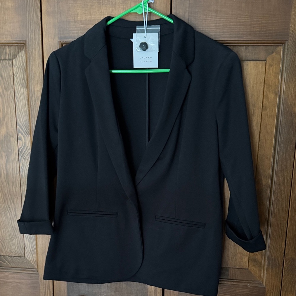 LC Lauren Conrad Classic Black Blazer - Picture 6 of 6